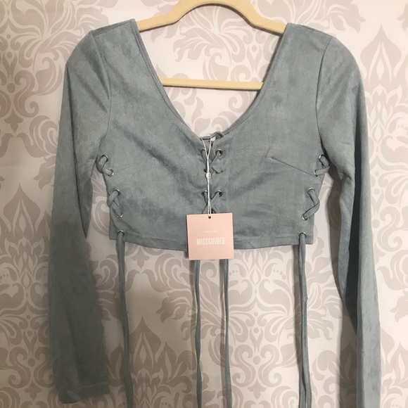 Carli Bybel x Missguided Crop Top NWT - Picture 4 of 12